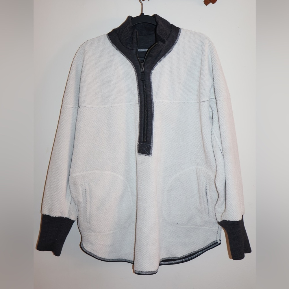 FP Movement Mountain Dreamin' Reversible Fleece Cream Combo Size Large - Picture 6 of 7
